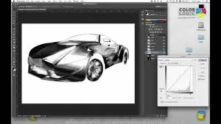 Color Logic:   Concept Car Image - behind the image creation