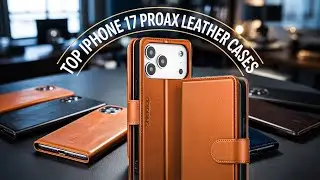 10 лучших кожаных чехлов для iPhone 17 Pro Max!