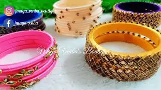 Wedding gifts | Return Gifts Bangles | Silkthread | Kundan Bangles | Maya Venba's Boutique