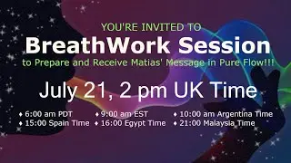 Enhanced version - BreathWork - July 21, 2023 2 pm UK Time - Hosted by Monika Walas & Susan Duong