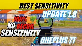 1.8 Update No Recoil Sensitivity For Lazer Spray In BGMI & PUBGM Best Sensitivity For All Devices