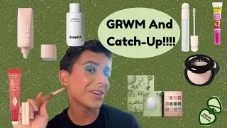 ELF SKIN TINT, POV BEAUTY, RARE BEAUTY LIP GLOSS & MORE: GRWM & CATCH-UP WITH MAKEUP!!