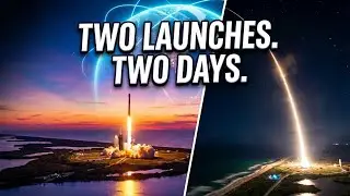 Запуск двух ракет Falcon 9 | SpaceX устанавливает новый рекорд | запуск Falcon 9 Starlink | Falcon 9