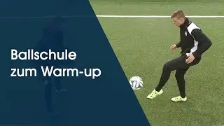 Ballschule zum Warm-up - Techniktraining am Deutschen Fu&szlig;ball Internat
