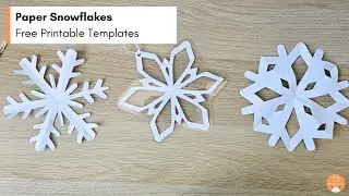 Free Printable Paper Snowflake Templates for Kids