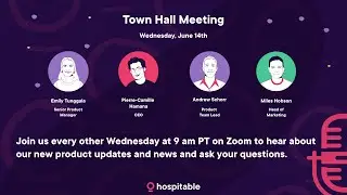 Hospitable Town Hall, June 14th, 2023