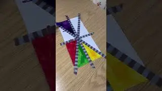 Painting with markers | kids spare time activity| fun art #viral #youtubeshorts