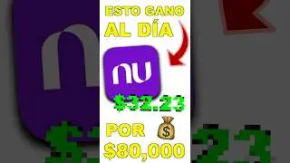 🤑 Esto GANO al D&Iacute;A en NU por INVERTIR 80,000 pesos! #finanzaspersonales