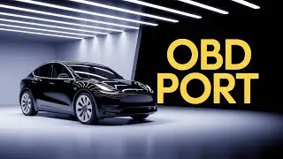 Tesla Model Y (2020&ndash;Present) OBD2 Port Location #obdlocation #obdport