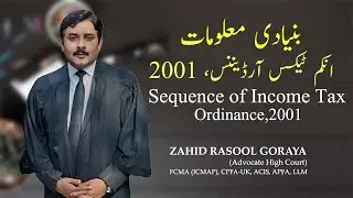 Basic Information about Income Tax Ordinance 2001 | Total Chapters/Section | Schedules of Income