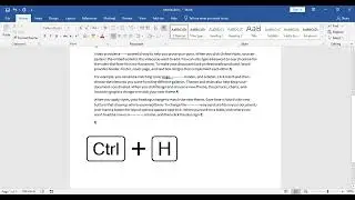 How to Remove Extra Space in Microsoft Word | Moneruzzaman
