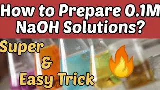 How to make 0.1M NaOH solution? Molarity| Formula|calculations Imp Ques PPSC,NTS & all type of jobs