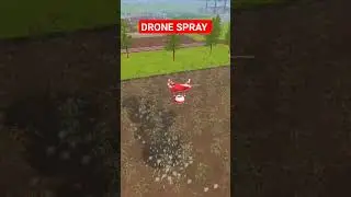 drone SPRAY farming simulater #farmingsimulator22 #ytshorts #fs18  #drone