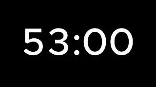 53 min timer with alarm | Countdown Timer