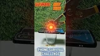 Red Hot Ball 🔴 vs Yellow Toy Car 🚗💛, Solution Tape 🩹 & Mobile Cover 📱 | TRIPLE MELT ASMR🔥#experiment
