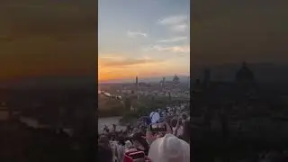Panoramic View of Florence | Italy | Piazza Michaelangelo | Euro Tour 47