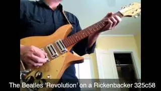 The Beatles 'Revolution' on. Rickenbacker 325c58
