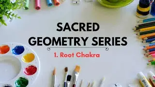Sacred Geometry Series -1 | Root Chakra | Mandala Art | Healing Through Art #arttherapy #healing