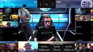 C9 vs TSM Game 3 - NA LCS Spring 2016 Playoffs Quarterfinals Day 1 - Cloud 9 vs Team SoloMid