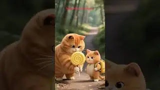 The Clever Cat and the Greedy Bear 🍦🐻CleverCat #GreedyBear #AnimationMagic