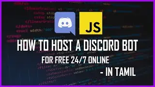 How to host a discord bot for free in Tamil | #CodingTamizha| #discord_js | #discord_bot| #djs