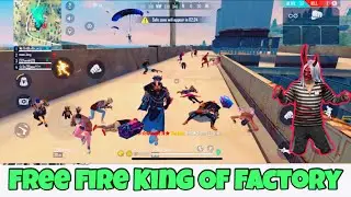 FREE FIRE FACTORY FIGHT BOOYAH PART  - FF FIST FIGHT ON FACTORY ROOF - GARENA FREE FIRE - TRICKS