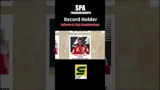 Record Holder Of SPA francorchamps. #spafrancorchamps #formula1 #f1circuit #circuit #racing