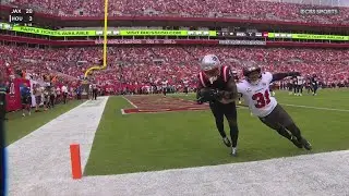 Stefon Diggs toe tap in the back of the endzone