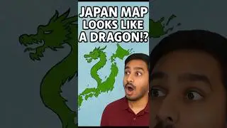 Japan Map Looks Like a Dragon!? | Amazing Map Shape! NavigeoMaps