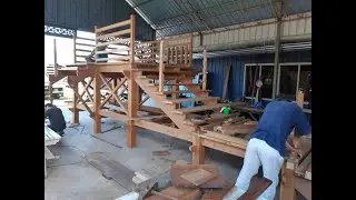 Woodworking, How to Build Hard Wood Timber Deck Platform # 2
