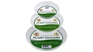 Clear Plant Saucer Drip Trays Available on Amazon