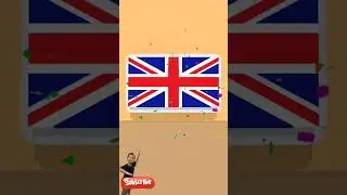 Teka-Teki Bendera - UNITED KINGDOM - Lets learn about country #shorts #gaming #country