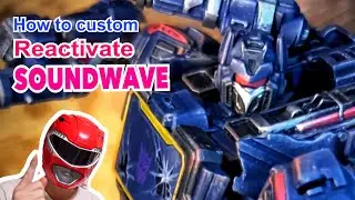 Transformers REACTIVE Deluxe Class Soundwave — индивидуальное руководство