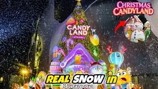 Волшебство снега в Стране сладостей ❄️ | Рождество в Сингапуре 2025 | Экскурсия по Рождественским...