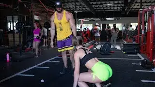 ASKING GIRLS IN THE GYM DOES SIZE MATTER...
