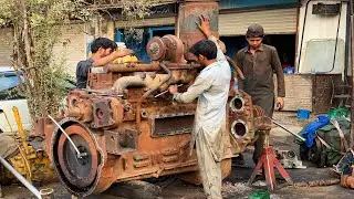 WOW! CAT 950B Diesel Engine RESURRECTION From DEAD to RUNNING.....