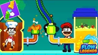 Flow Legends Part 5 Level 28 - 32 Day 10 - 11 Gameplay (iOS,android)