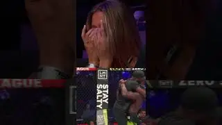 Dakota Ditcheva reacts to Dalton Rosta getting KO'd! 🫣 #MMA #PFL #Shorts