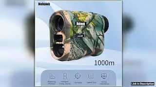 NOHAWK Golf Laser Rangefinder USB Rechargeable with Slope Compensation For Golfer Range Finder