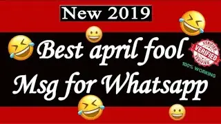 Best April Fool Day Status 2019|| 1 April Status|| Best trick to make your friends fool||