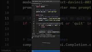 make your own ChatGPT #chatgpt #youtubeshorts #ytshorts #ai #python #shorts #short @CodeWithHarry