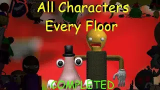 (0.13) I finally beat this... |All Characters Every Floor|Baldi's Basics Plus Mods