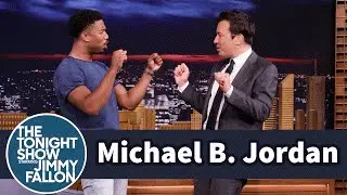 Michael B. Jordan Slipped His Childhood Handshake into NBA 2K17