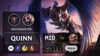 Quinn Mid vs Vladimir - KR Grandmaster Patch 9.13