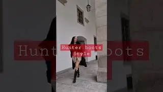 Hunter boots #hunterboots #hunter #boots #linz #fashionblogger #austrianblogger #rainyday #shorts