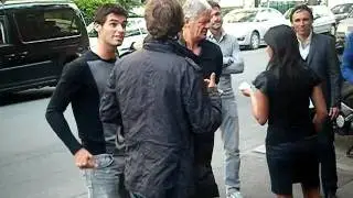 Arriv&eacute;e de Yoann Gourcuff et Jer&eacute;my Toulalan au CFC , (24. 04. 2011)