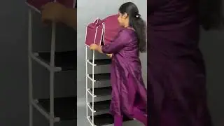 Layer Portable Foldable Wardrobe Storage Organizer Shelves for Clothes Rack #rack #clothorganizer