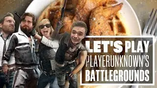Let's Play PUBG gameplay with Aoife, Chris, Ian and Johnny - CHICKEN AND WAFFLES?!