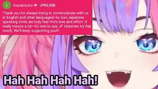 Vivi's brain can't handle many many English