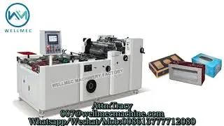 Paper Box Window Patching Machine,M&aacute;quina para parchar ventanas de cajas de papel